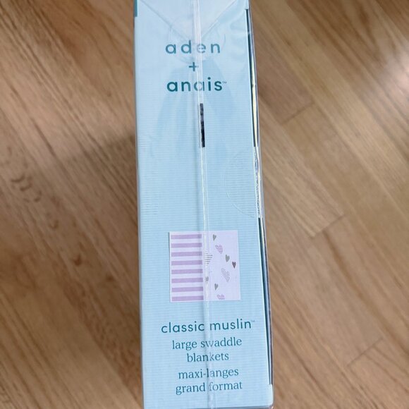 NEW aden + anais Classic Muslin Large Swaddle Blankets Set of 2 - Picture 3 of 5
